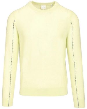 Paul Smith Crew Neck Sweater - Yellow