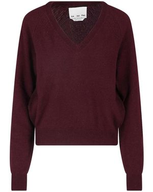 Sa Su Phi Cashmere And Silk Jumper - Purple