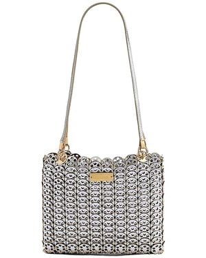 Rabanne Sac A Main Leather Hand Bag - White