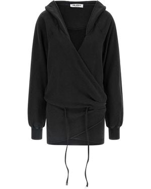 The Attico Hooded Dress - Black