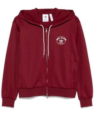 adidas Zip-Up Hoodie - Red