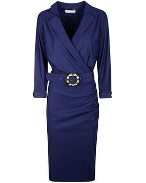 La Petite Robe Di Chiara Boni Minao - Blue