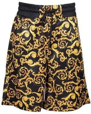 Versace Jeans Couture Baroque Shorts - Black