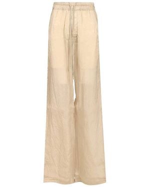 Rick Owens Dietrich Drawstring Trousers - Natural