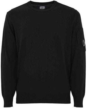 C.P. Company Cotton Crepe Jumper - Black