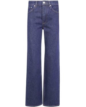 Anine Bing Straight Leg Jeans - Blau