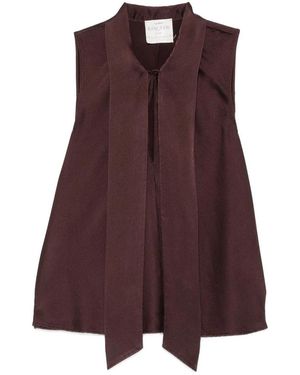 forte_forte Silk Top - Purple