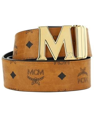 MCM Claus Reversbile Belt - Metallic