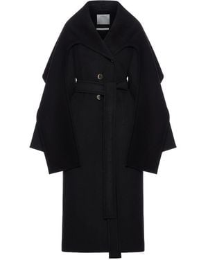 Sportmax Wool Coat - Black