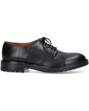 Alexander Hotto Leather Derby Shoes - Black