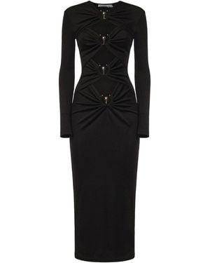 Christopher Esber Orbit Midi Dress With Cut-Outs - Black