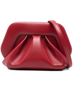 THEMOIRÈ Bios Small Vegan Leather Clutch - Red