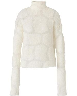 Genny Knit Curly - White