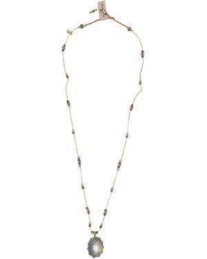 Sharing Short Pendant Necklace - White