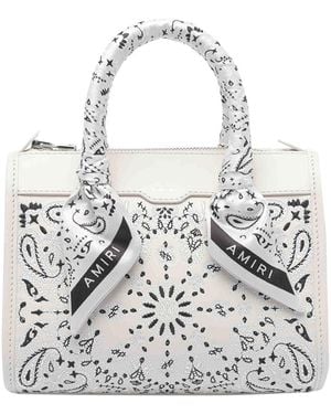 Amiri Micro Bandana Triangle Handbag - White