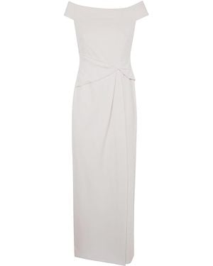 Ralph Lauren Saran Short Sleeves Gown - White