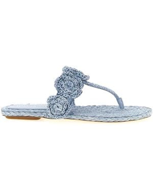 Stuart Weitzman Magnolia Slides - Blue