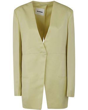Jil Sander Tailor Single Breasted Jacket - Green