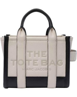 Marc Jacobs The Leather Small Tote Bag - Gray