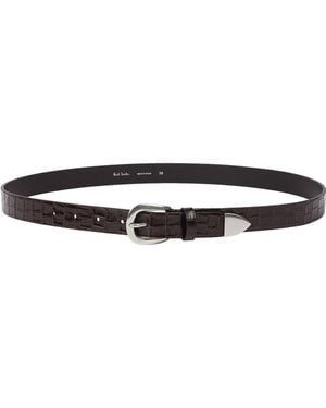 Paul Smith Coconut Belt - White