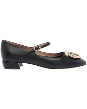 Ferragamo Mary Jane Gankini - Black