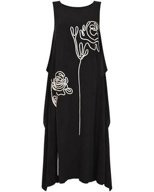 Liviana Conti Libby Midi Dress - Black