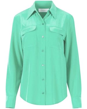 Equipment Signature Shirt Emerald - Green