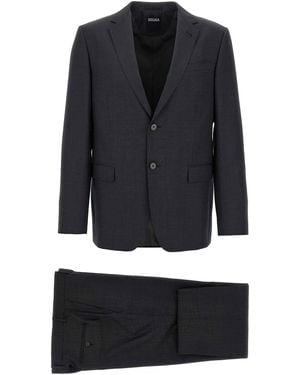 ZEGNA Wool Dress One Hundred And Twenty Thousand - Blue