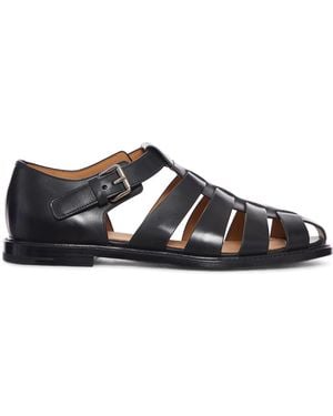 Church's Fume' Calfskin Sandal - Black