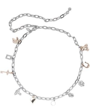 Vivienne Westwood Multi Chain Belt - White