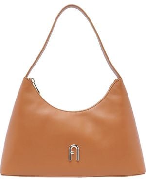 Furla Small Diamante Shoulder Bag - Brown