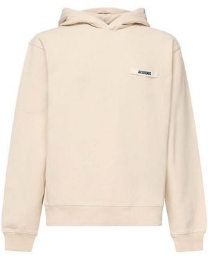 Jacquemus Le Hoodie Grosgrain - Natural