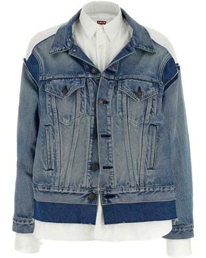 Junya Watanabe X Levis Shirt Denim Jacket - Blue