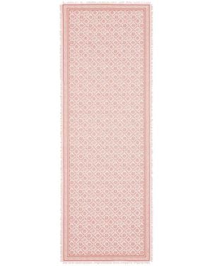 Tory Burch T Monogram Floral Scarf - Pink