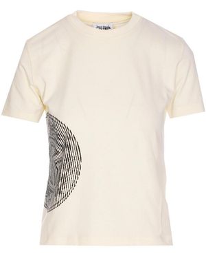 Jean Paul Gaultier And Logo T-Shirt - Natural