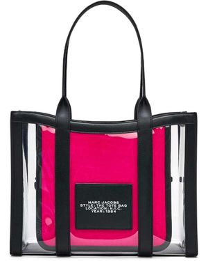 Marc Jacobs the Clear Medium Tote Bag Shopping Bag in Red Lyst