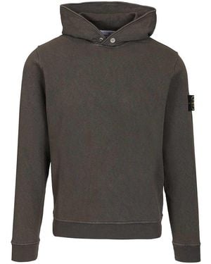 Stone Island Malfil Cotton Sweatshirt - Grey