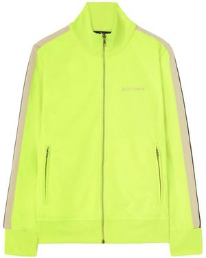 Palm Angels 'Classic Logo Fluo' Track Jacket - Yellow