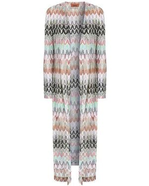 Missoni Long Cardigan - White