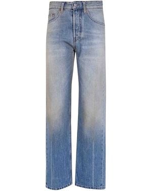 MM6 by Maison Margiela Vaqueros Rectos - Azul
