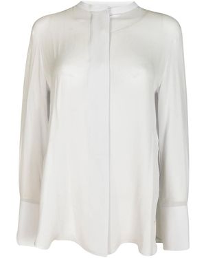 Giorgio Armani Curved Hem Shirt - White