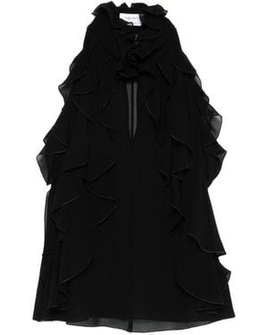 McQueen Sleeveless Tops - Black