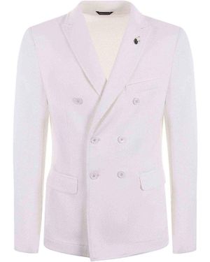 Daniele Alessandrini Double-Breasted Jacket - Pink