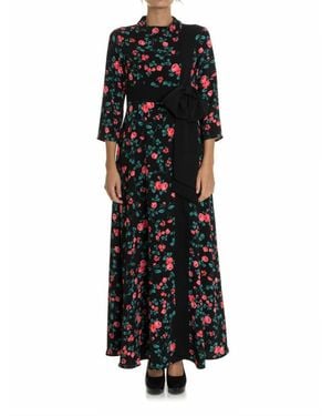 Vivetta Three Quarter Sleeve Dress - Black