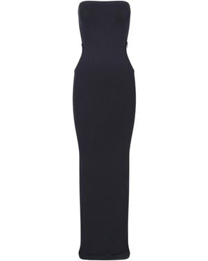 Wolford Cut Out Maxi Dress - Blue