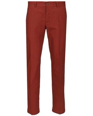 Original Vintage Style Canvas Trousers - Red