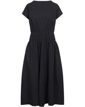 Studio Nicholson Simos Ruched Waist Panel Dress - Black