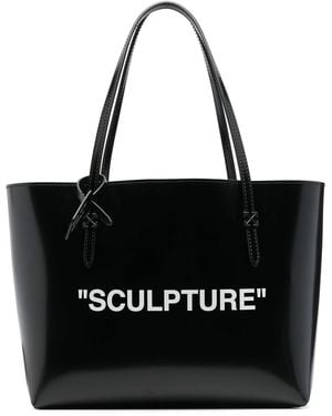 OFF WHITE Logo Tote バッグ Off-White c/o Virgil Abloh Canvas Commercial Tote Bag Off