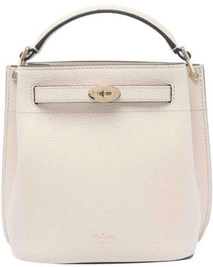 Mulberry Mini Islington Bucket Bag - White