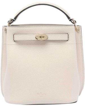 Mulberry Mini Islington Bucket Bag - White